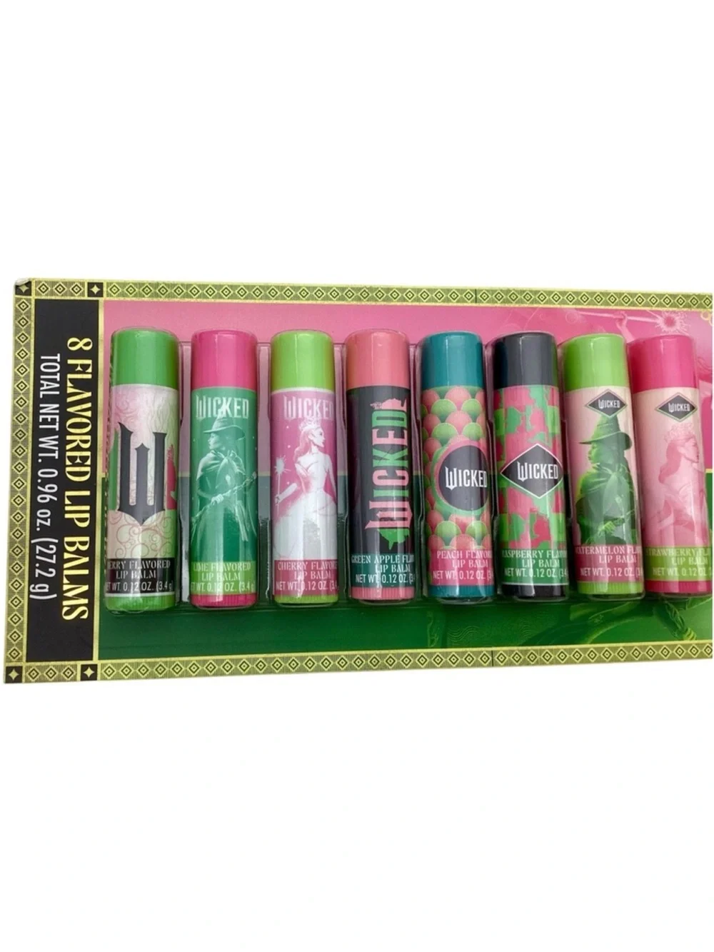 Wicked 8 Pack Flavored Lip Balms (NWT)